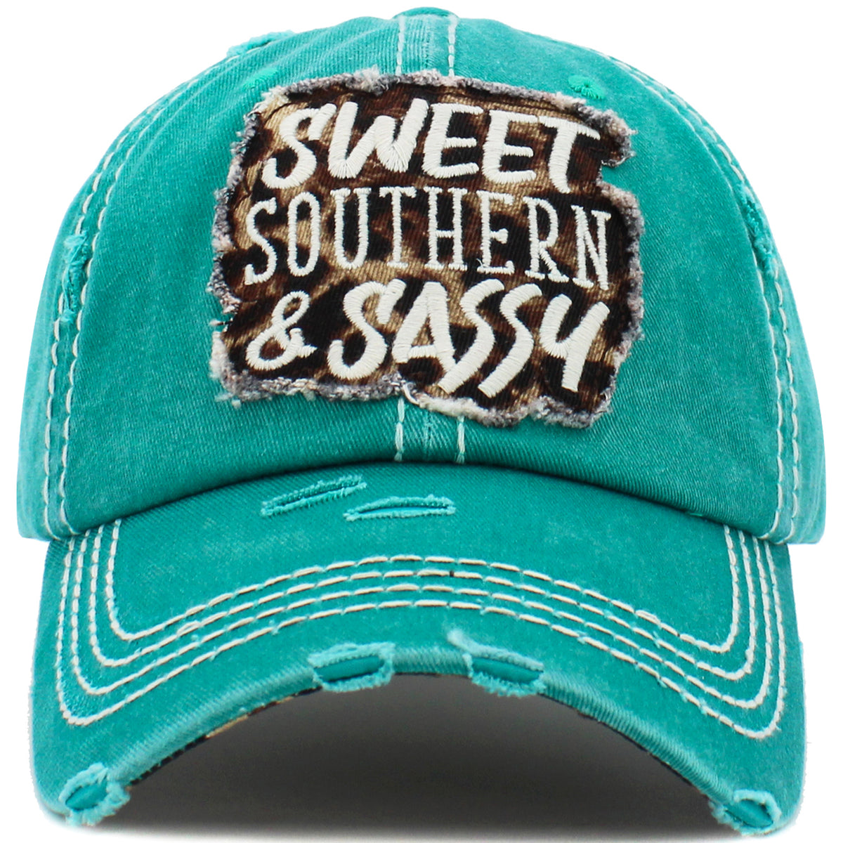 1457 - Sweet Southern & Sassy Hat - Turquoise