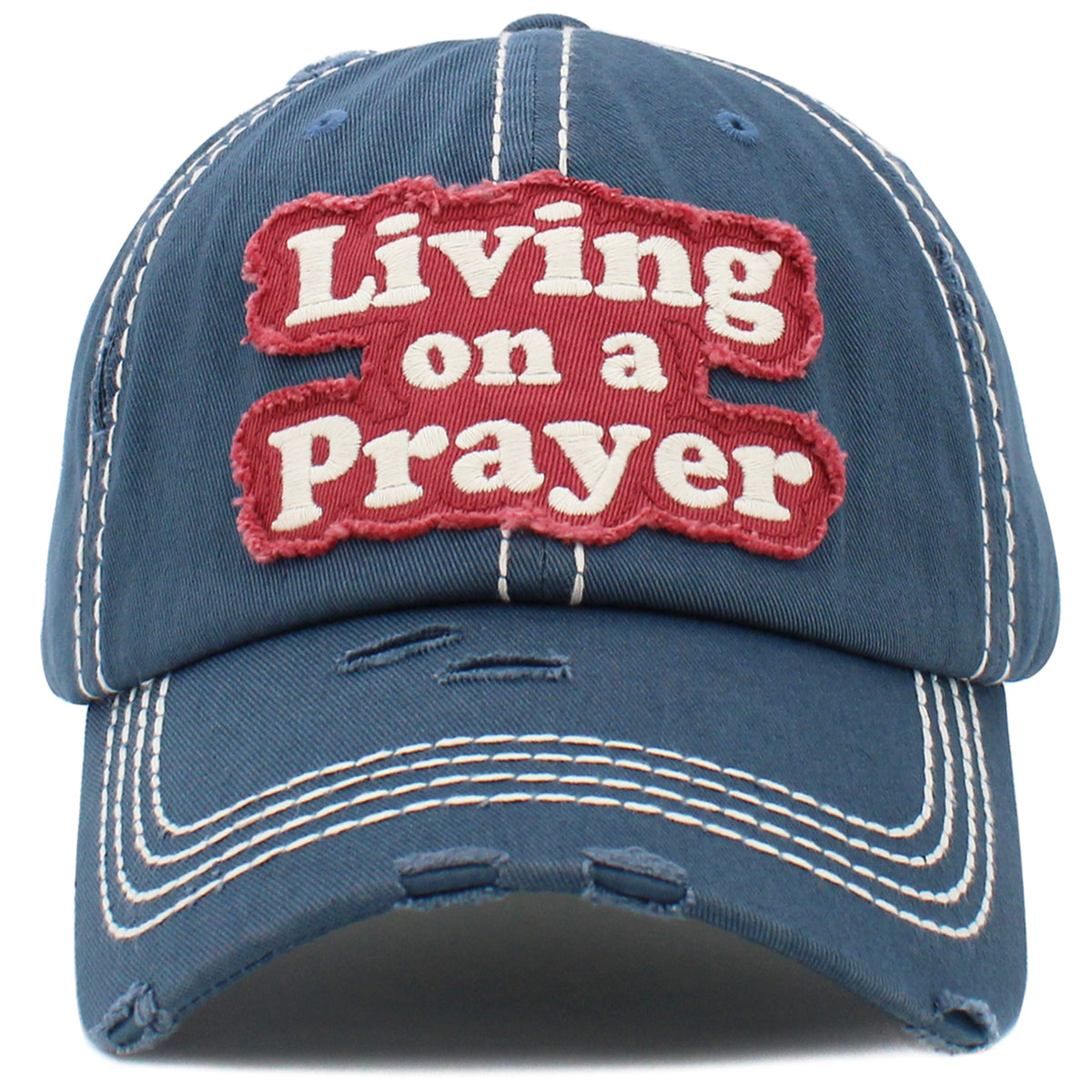 1458 - Living on a Prayer Hat - Blue