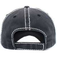 Load image into Gallery viewer, 1459 -Sugar Skull Hat - Black
