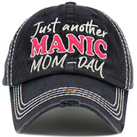 Load image into Gallery viewer, 1472 - Just Another Manic Mom Day Hat - Black
