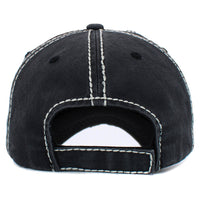 Load image into Gallery viewer, 1493 - Camp More Worry Less Hat - Black
