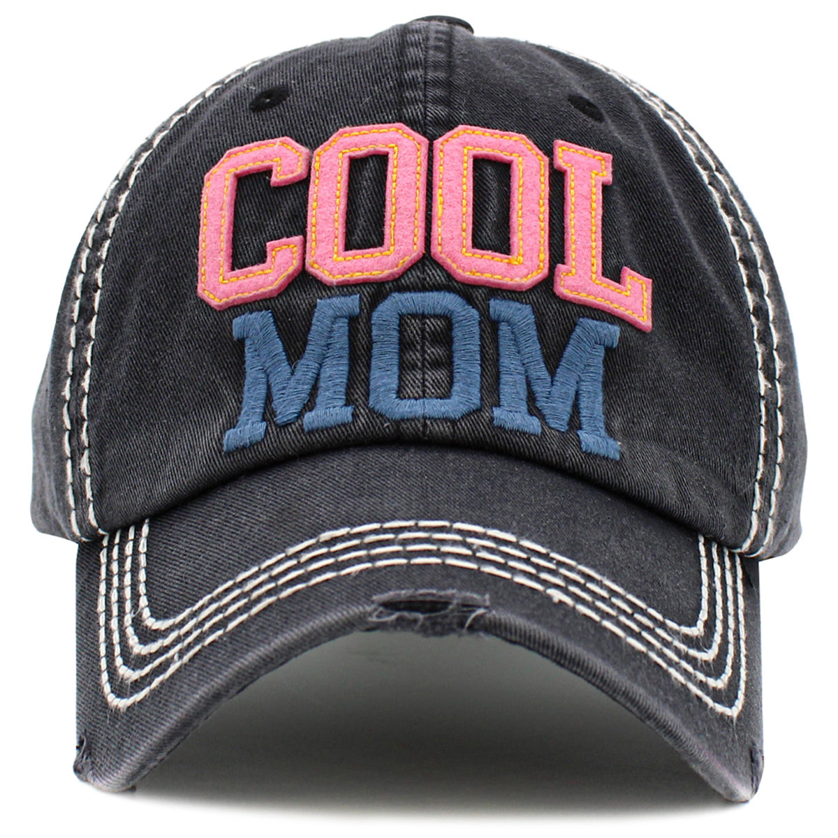 1507 - Cool Mom Hat - Black