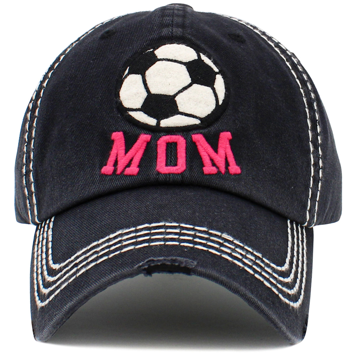 1513 - Mom Hat - Black