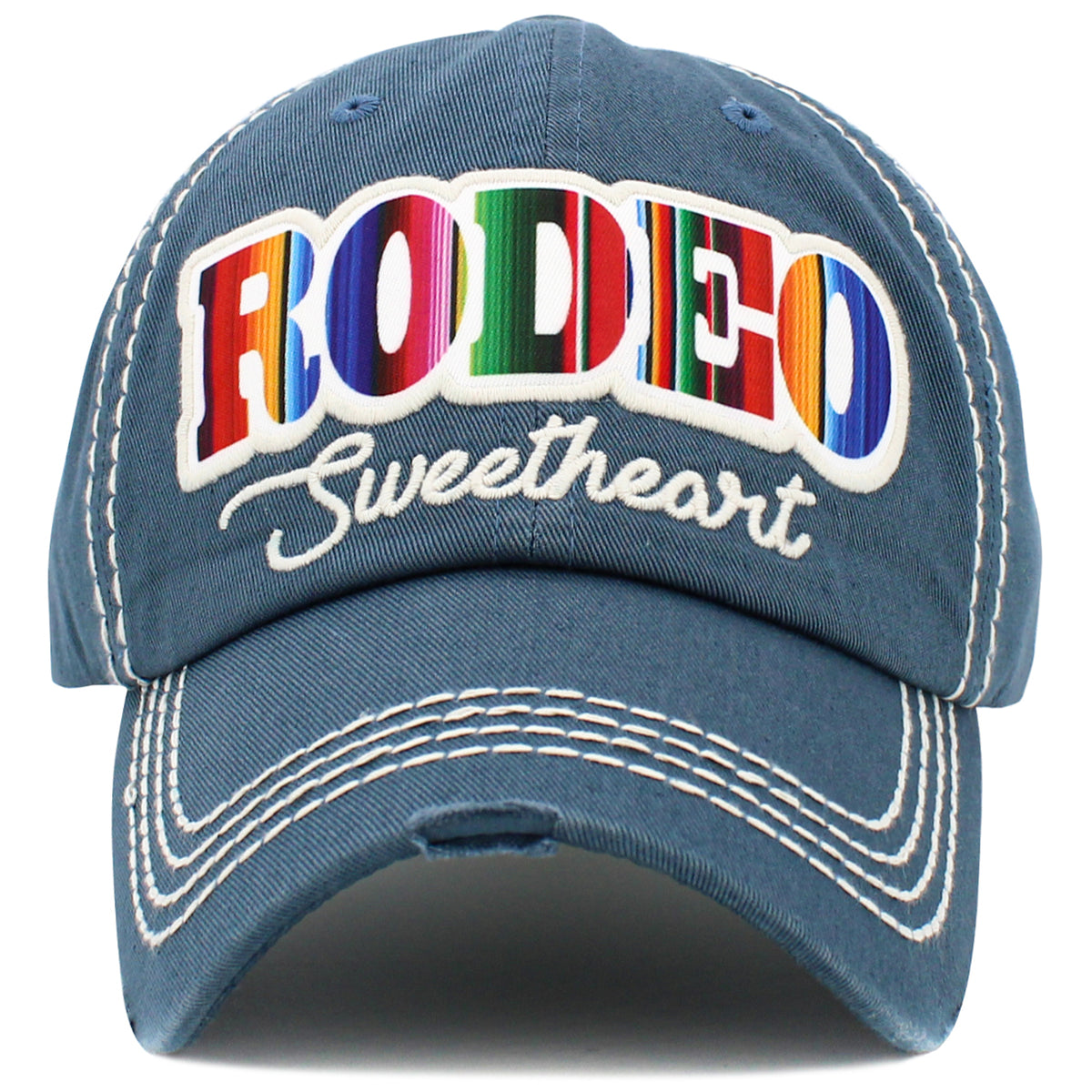 1518 - Rodeo Sweetheart Hat - Blue