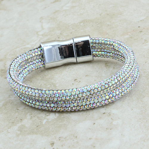 4506 - Crystal Bracelet - Silver/AB