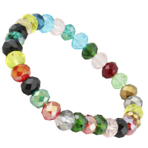 74604-44 - Crystal Bracelet - Dark Multi